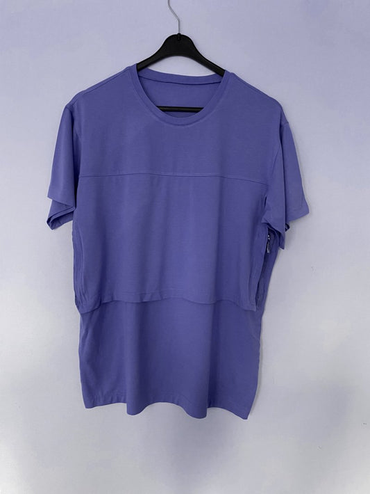 Feedi Borstvoeding T-shirt – Voedingsshirt voor Mama’s - Donkerblauw