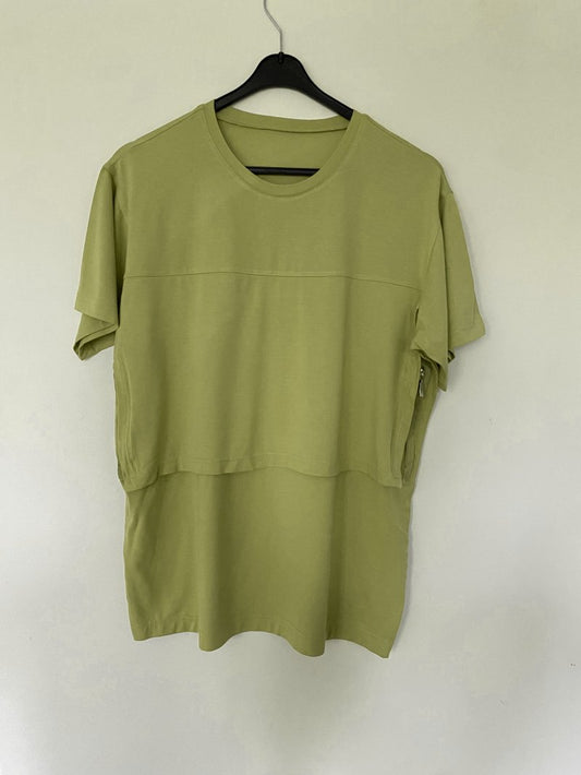 Feedi Borstvoeding T-shirt – Voedingsshirt voor Mama’s - Mosterdgeel