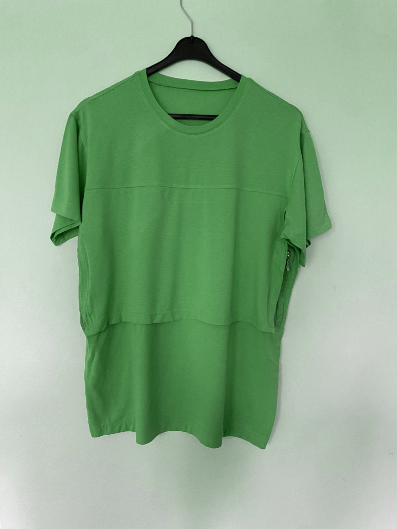 Feedi Borstvoeding T-shirt – Voedingsshirt voor Mama’s - Olijfgroen